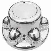 Chrome ABS Hub Cover, 6-Bolt